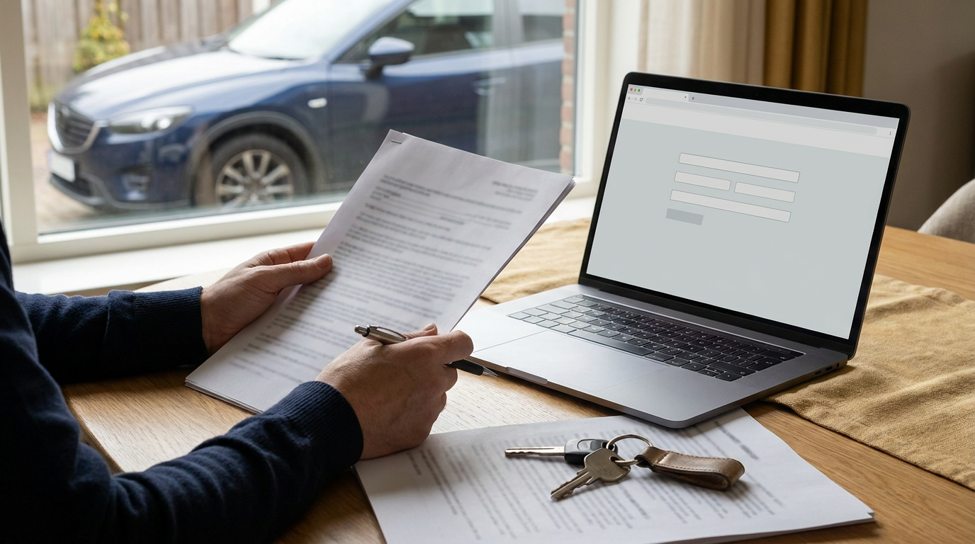 Rétractation après l'achat d'une voiture d'occasion à distance